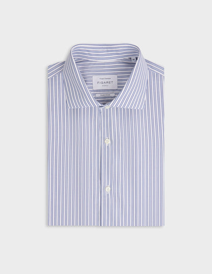 Classic blue striped shirt