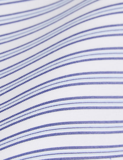 Classic blue striped shirt