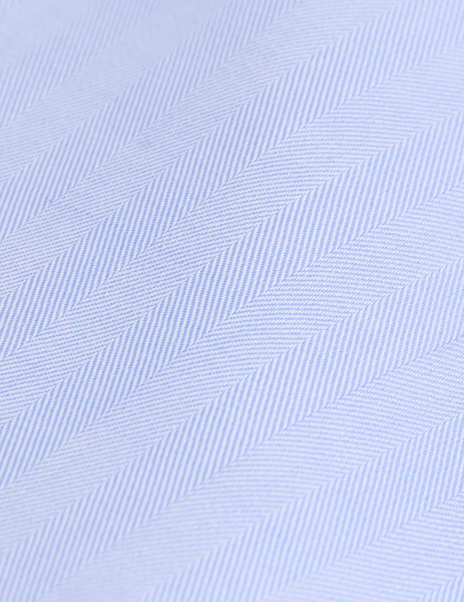 Semi-fitted blue shirt - Chevron - Italian Collar#2