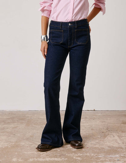 Kate flare jeans in denim