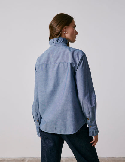 Blue denim Laurine shirt
