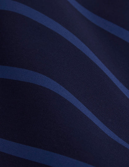 Navy blue striped oversized Lizandra shirt