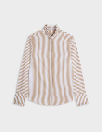 Beige striped Louison shirt