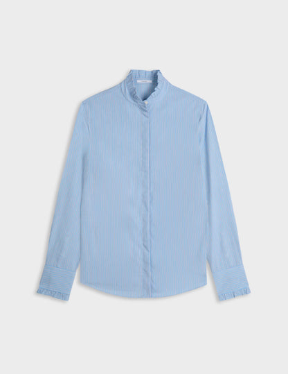Light blue striped Louison shirt