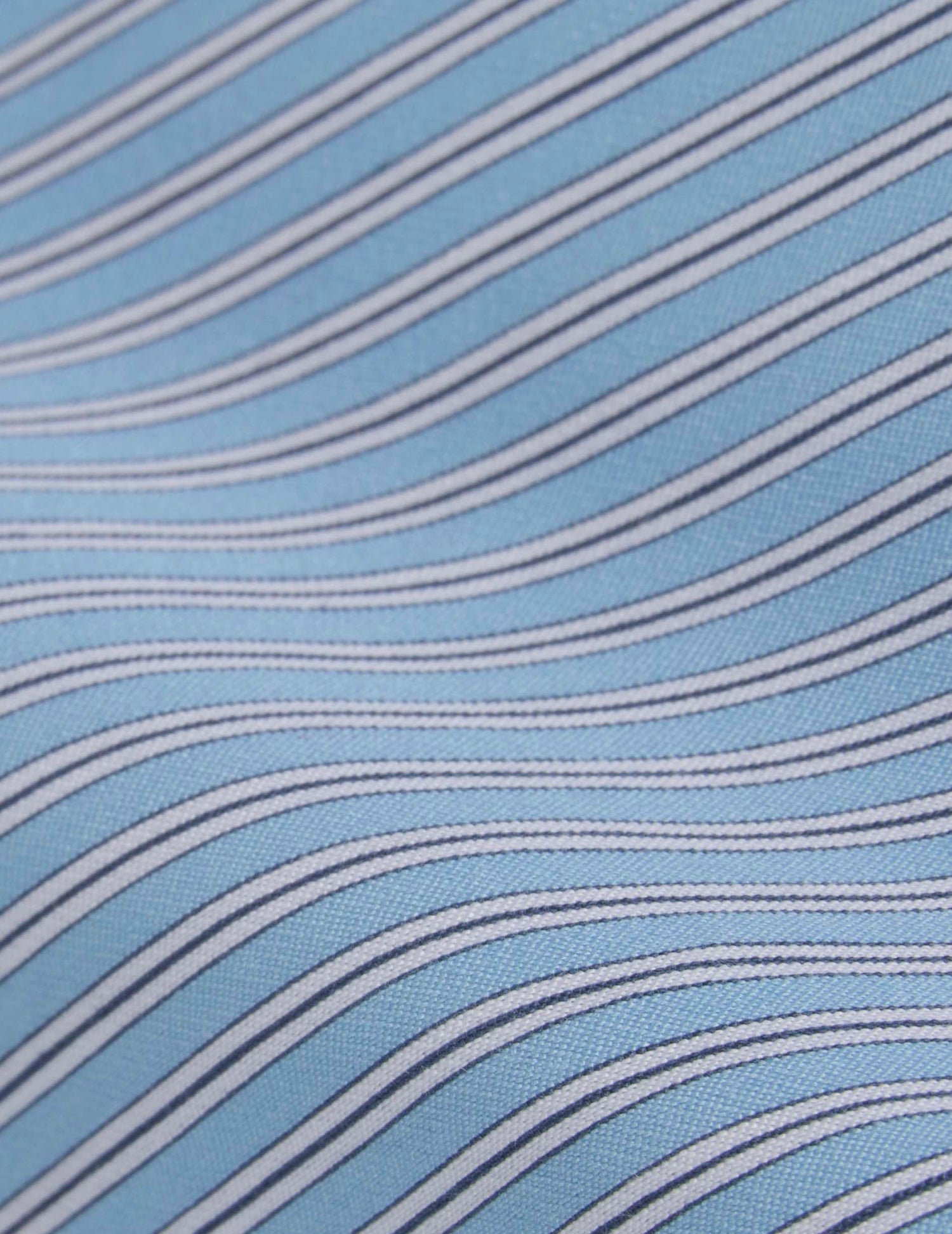 Light blue striped Louison shirt - Viscose - Victorian Collar#4