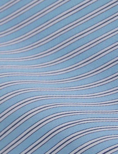 Light blue striped Louison shirt