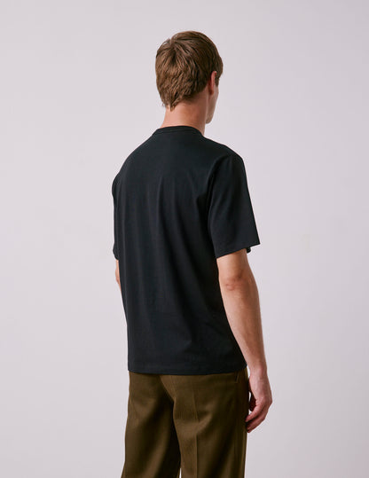 Black Supima cotton Marcel T-shirt