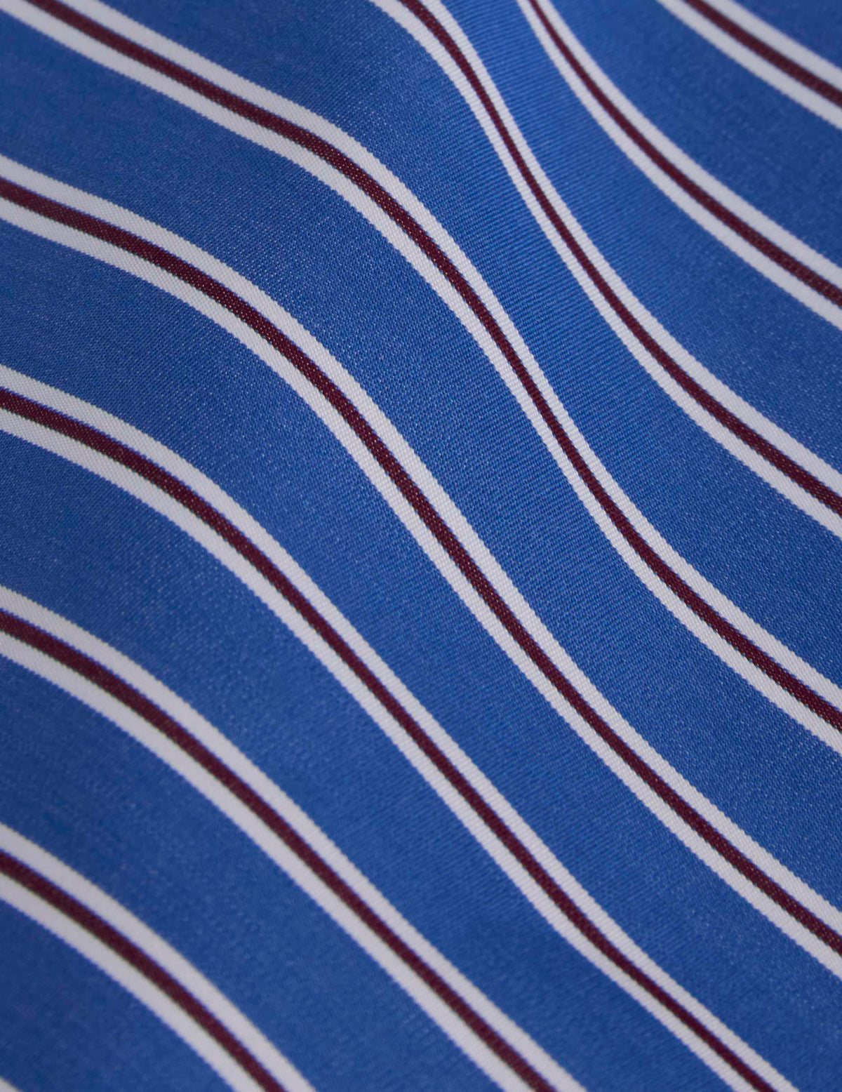 Blue striped Margaux shirt - Poplin - Cravat Collar#5