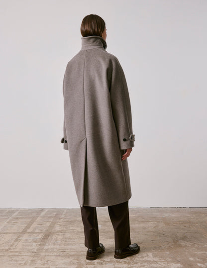 Taupe wool Marielle coat