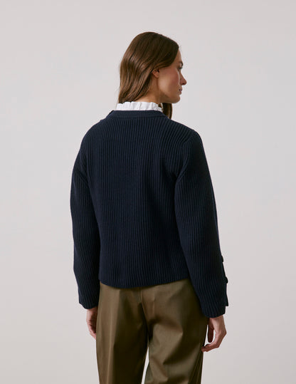 Navy merino wool Marino sweater
