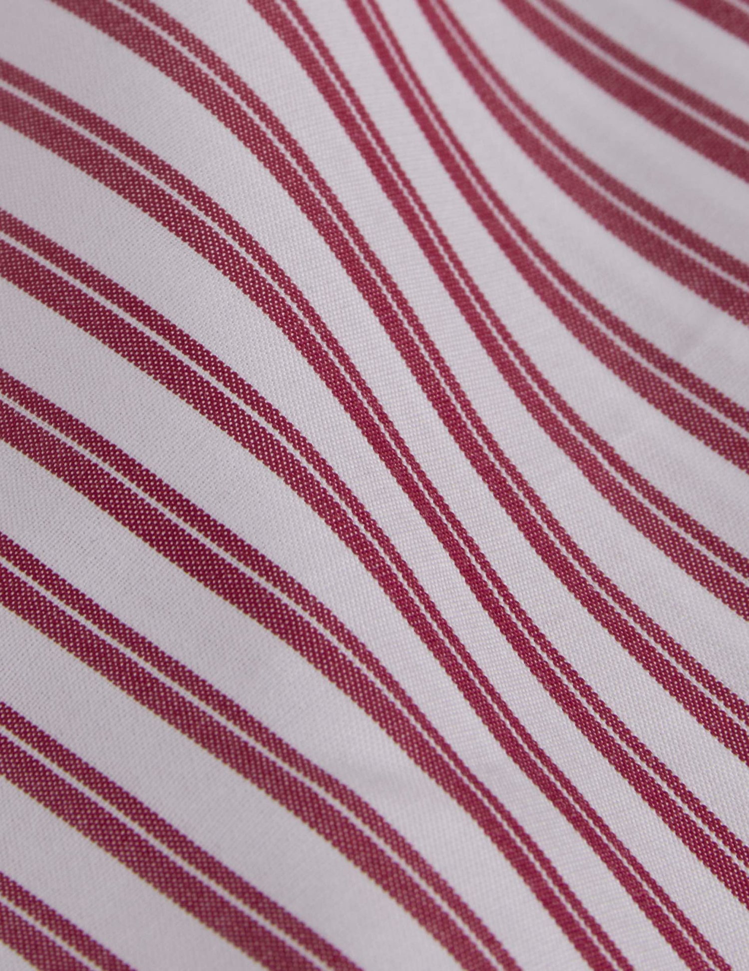Red striped Marion shirt - Poplin - Shirt Collar#4