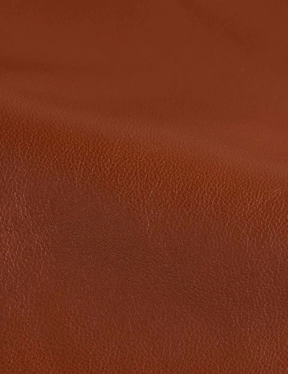Camel leather Marylou overshirt