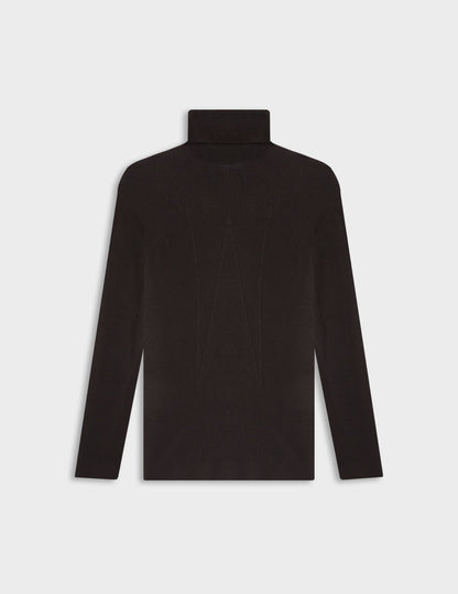 Brown merino wool Masha sweater