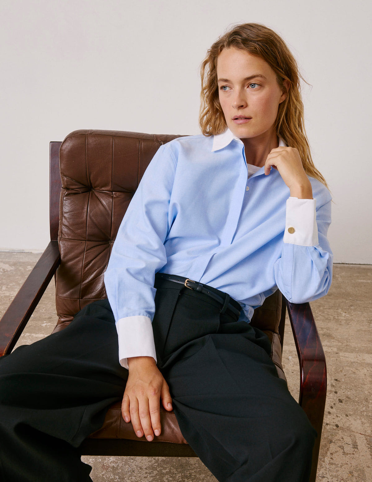 Blue Mathéa shirt