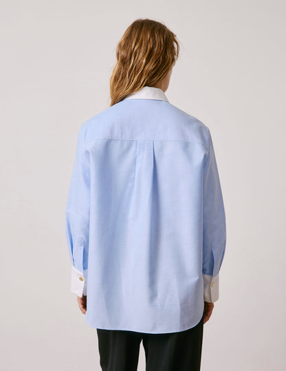 Blue Mathéa shirt