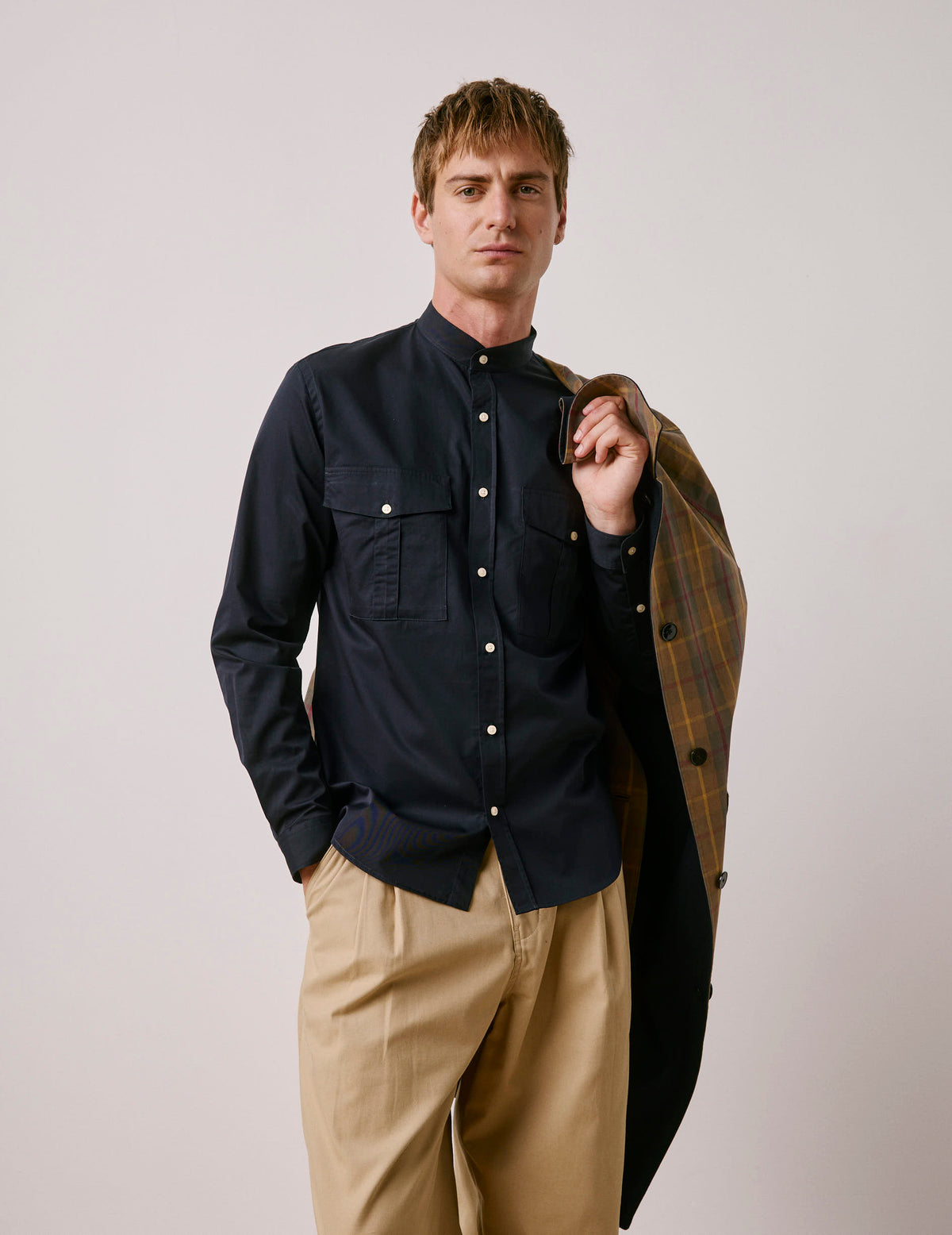 Navy blue Mathias shirt