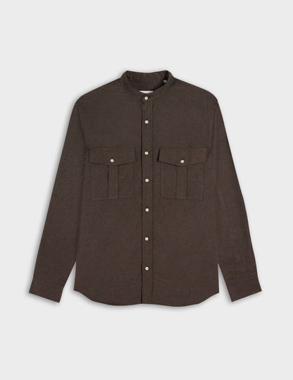 Brown flannel Mathias shirt