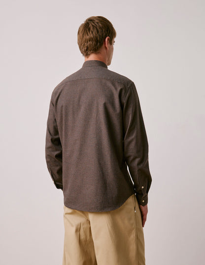 Brown flannel Mathias shirt