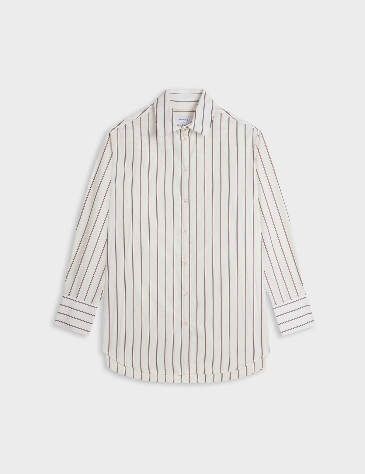 Brown striped Mathilde shirt