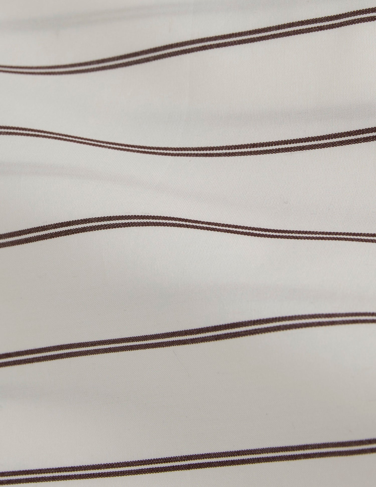 Brown striped Mathilde shirt - Poplin - Shirt Collar#5