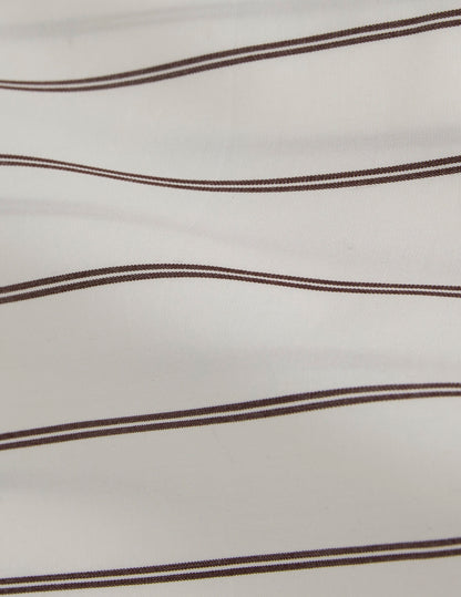 Brown striped Mathilde shirt