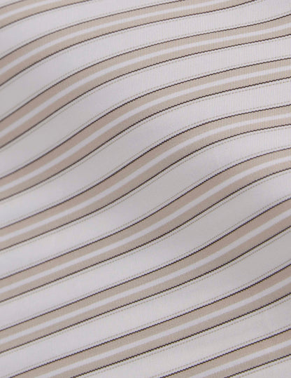 Beige striped Mathilde shirt