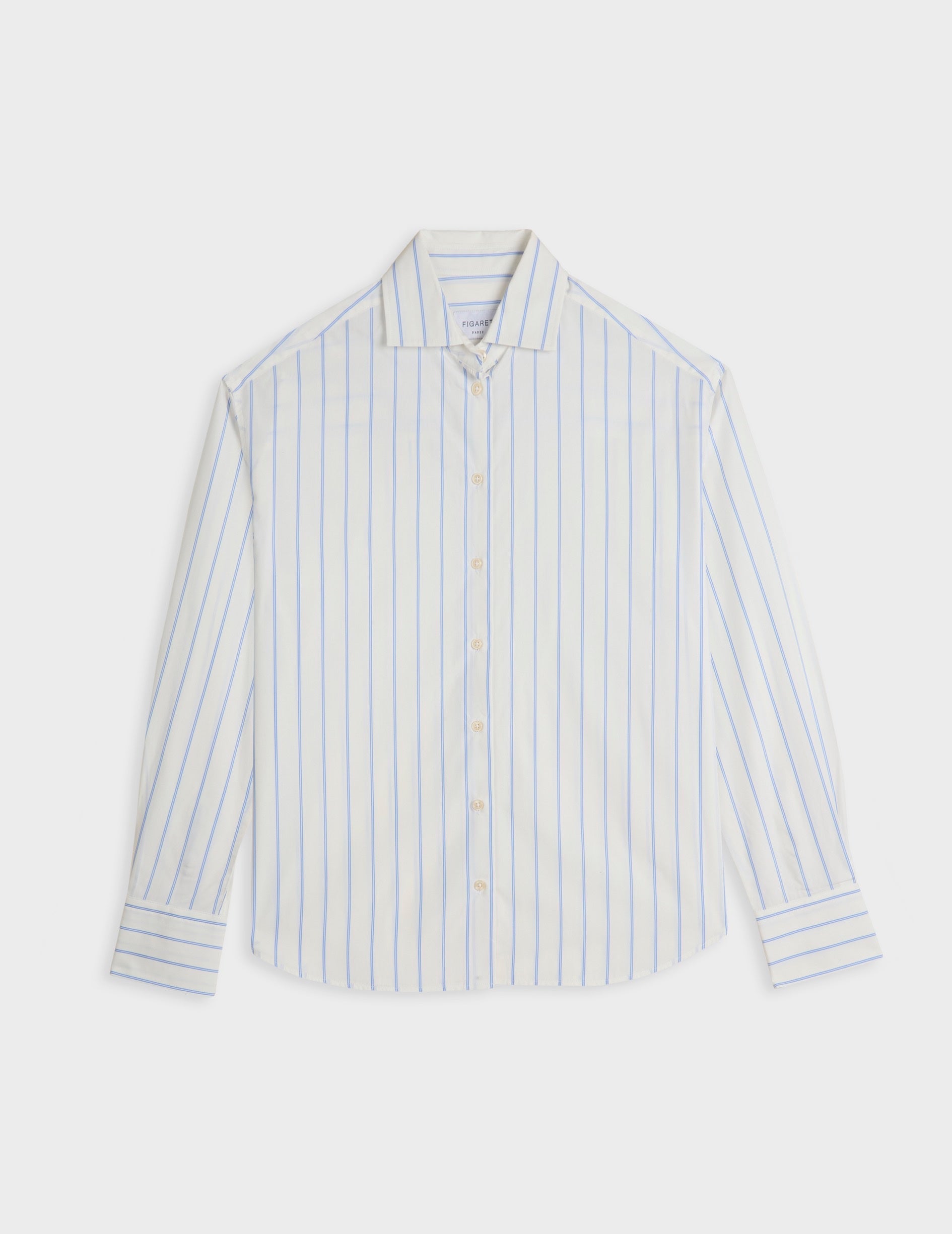 Light blue striped Mélinda shirt