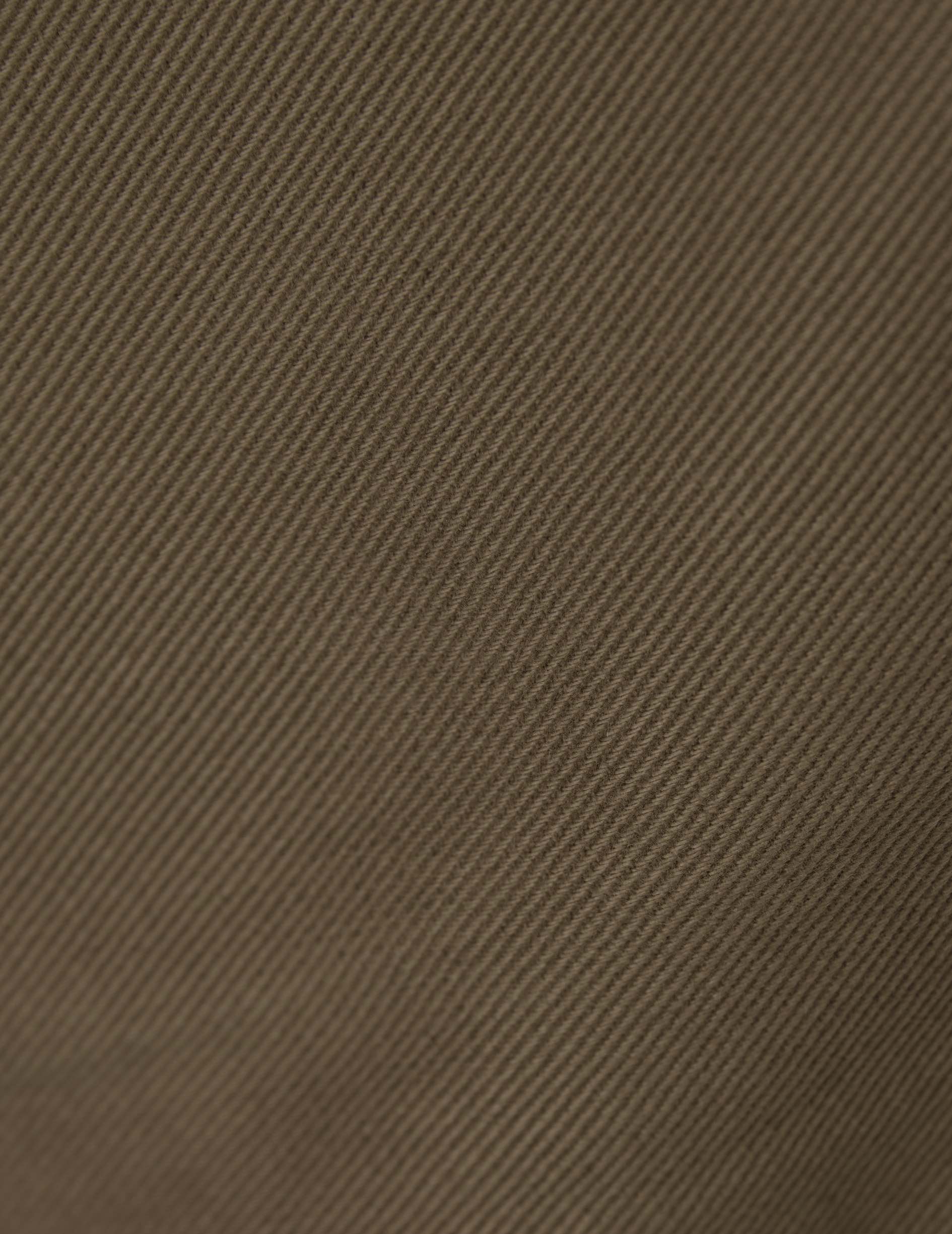 Camel Milan overshirt - Twill - Shirt Collar