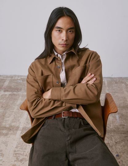 Camel Milan overshirt