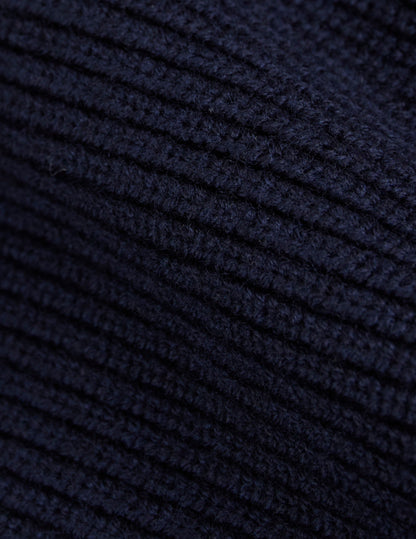 Navy merino wool Massimo sweater