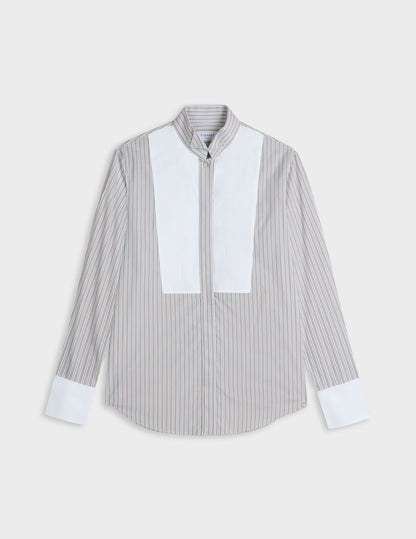 Beige striped Nadine shirt