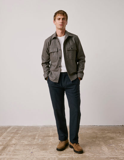 Grey flannel Nicolaï pants