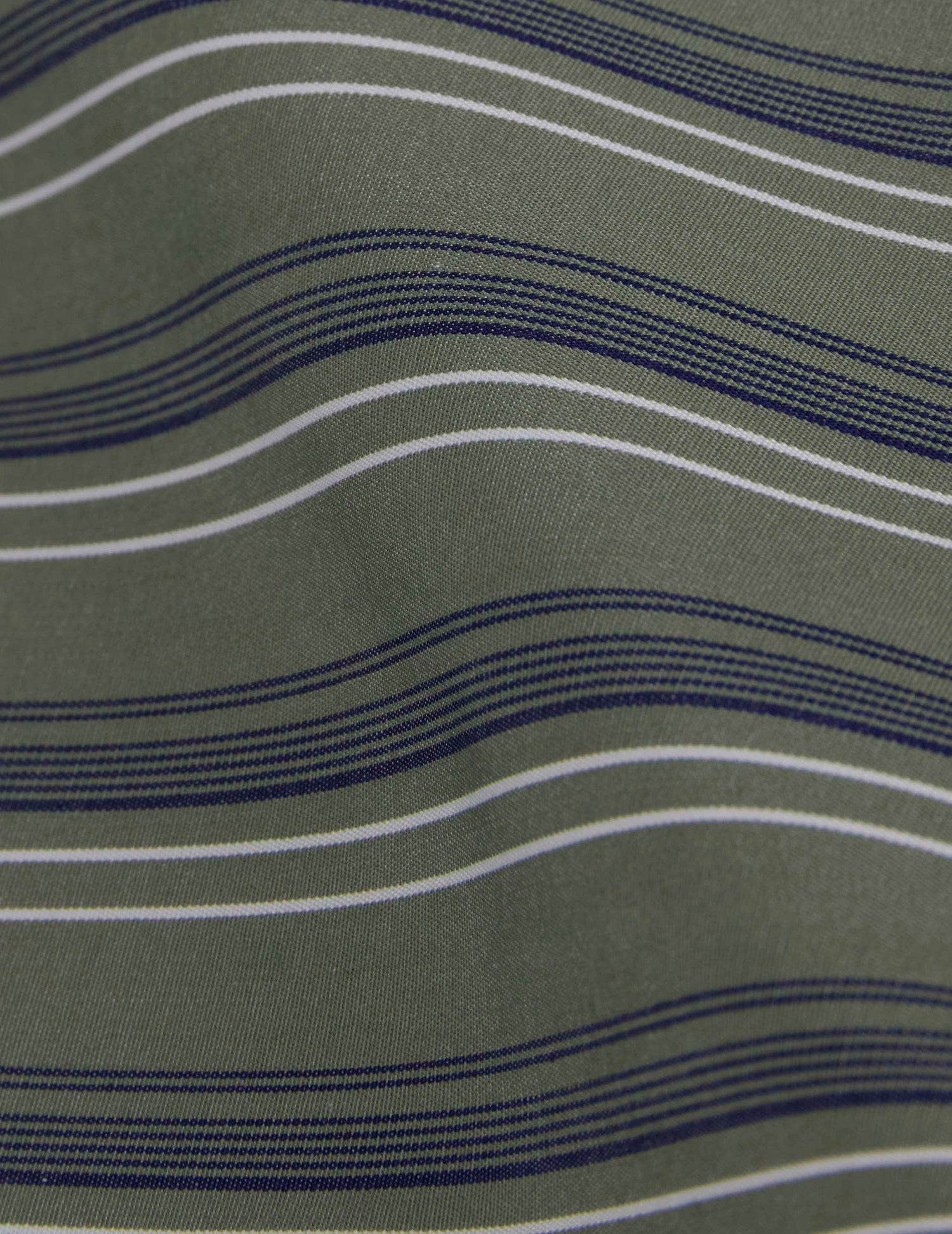 Khaki striped Noliana shirt - Poplin - Shirt Collar#5