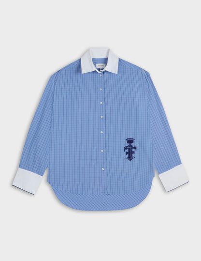 Blue check Nolita shirt