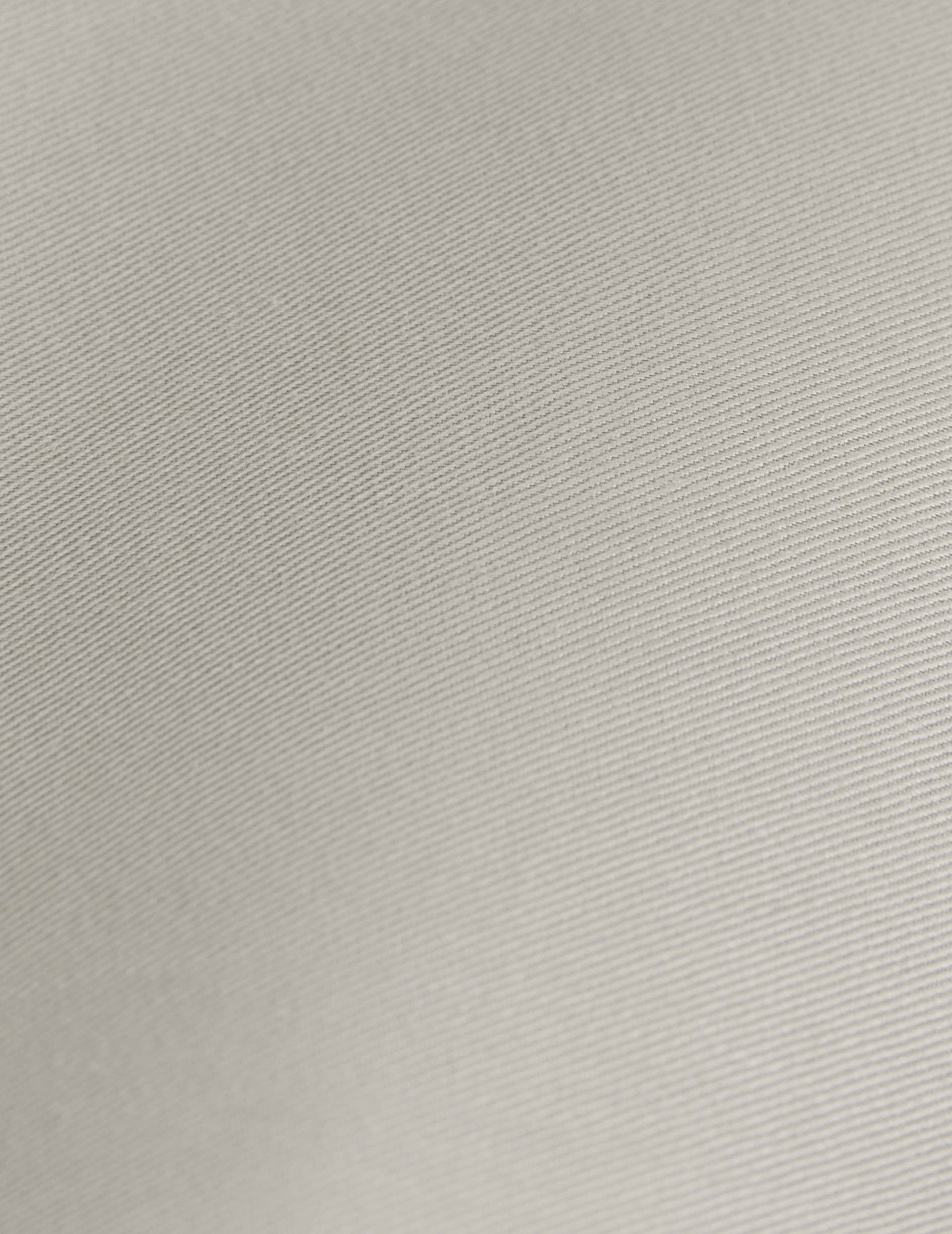 Nylan beige shirt - Twill - Cuban with bridle Collar