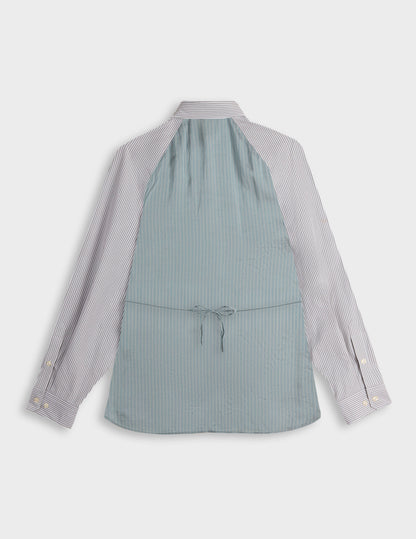 Grey striped oversized Paloma shirt