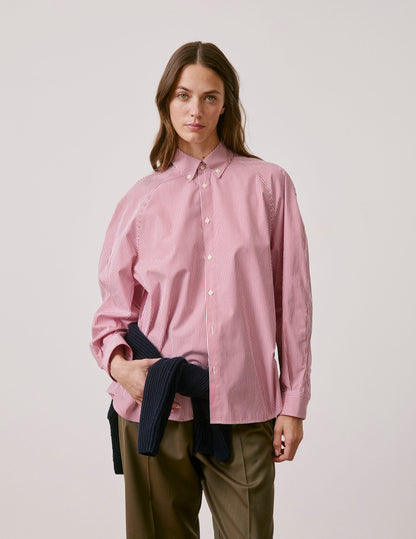 Red striped oversized Paloma shirt