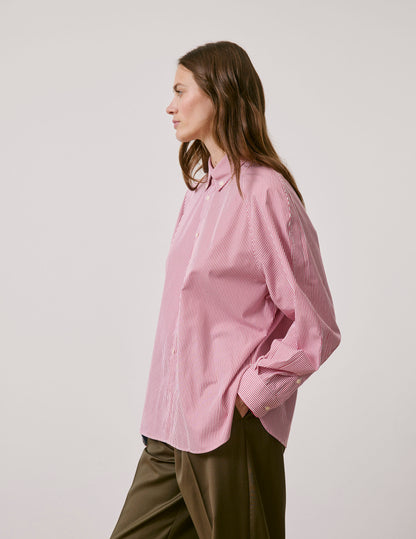 Red striped oversized Paloma shirt