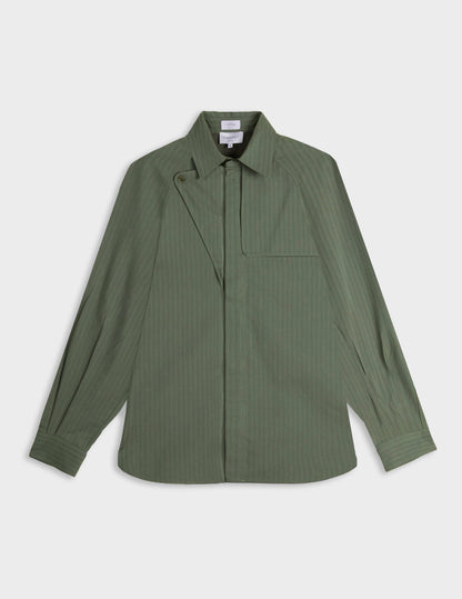 Khaki Pamela overshirt