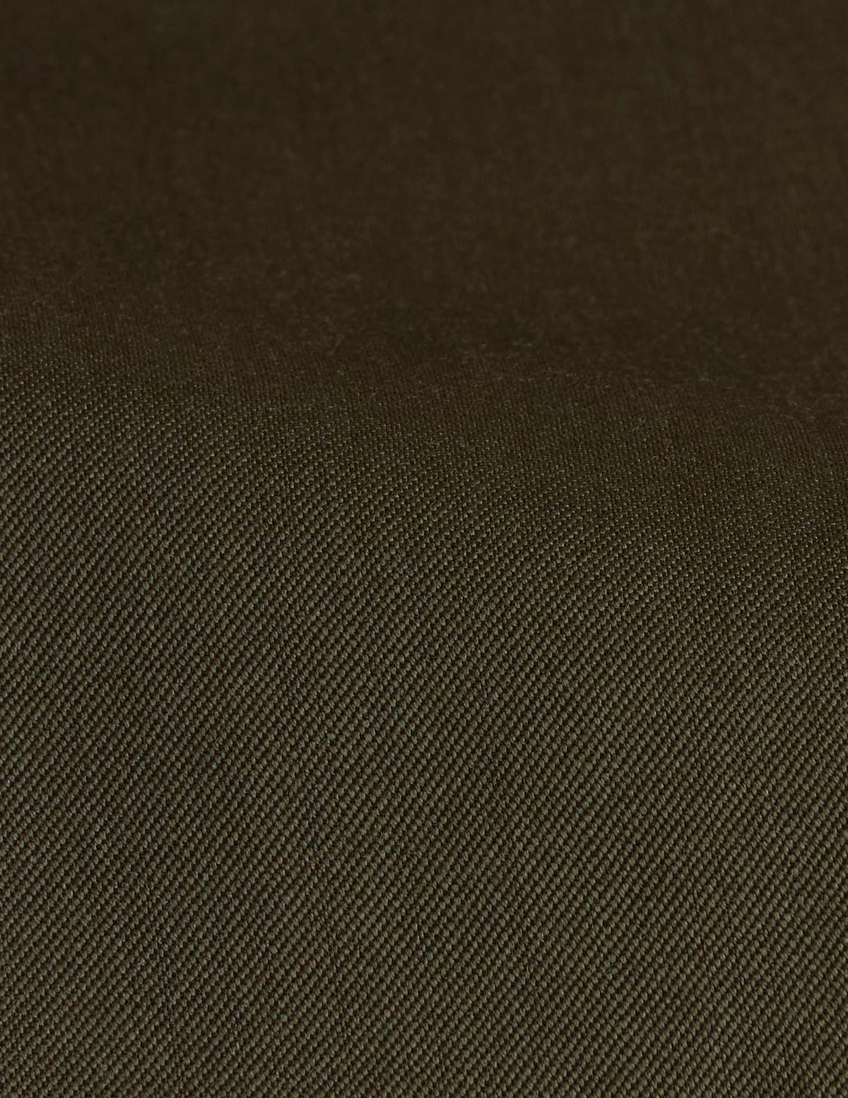 Khaki virgin wool Pasha shirt - Wool - Shirt Collar#6