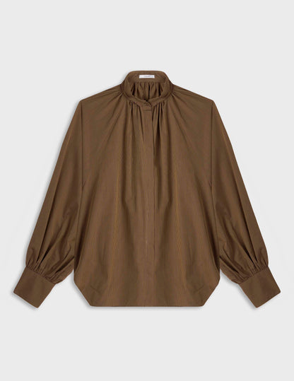 Burgundy striped Pauline shirt