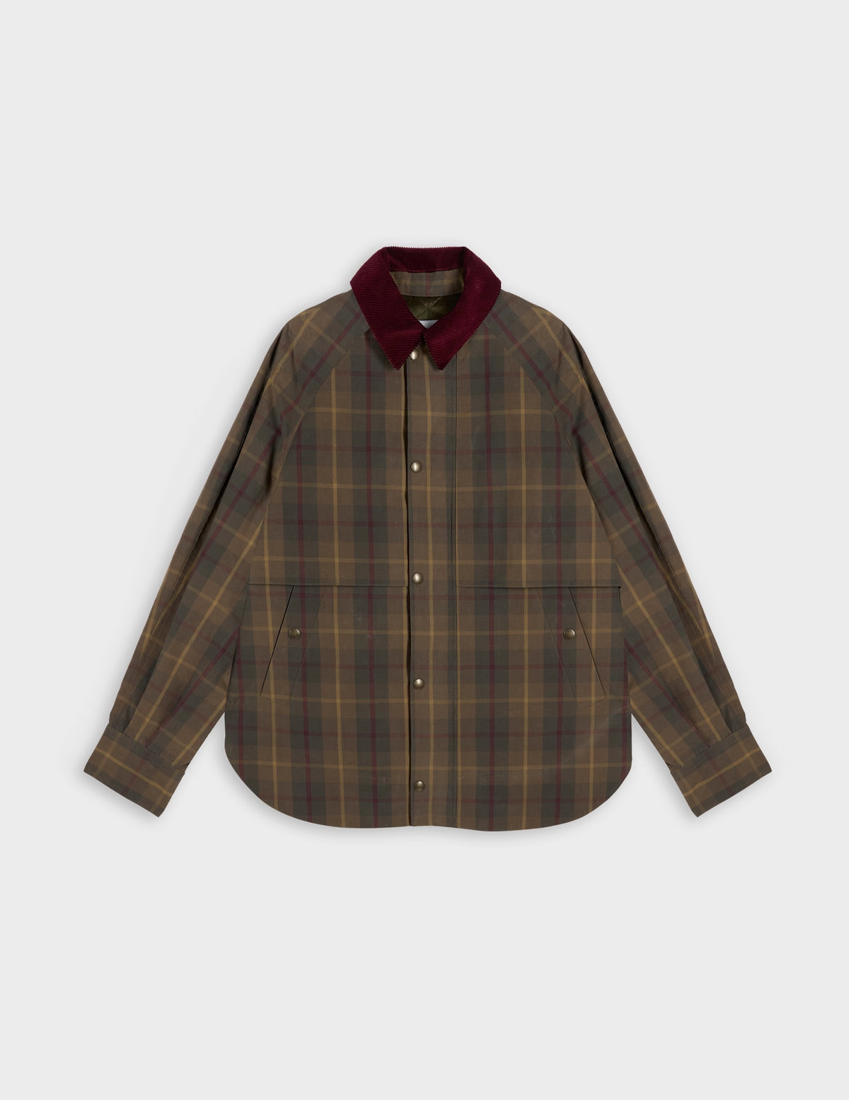 Brown check cotton Penelope jacket