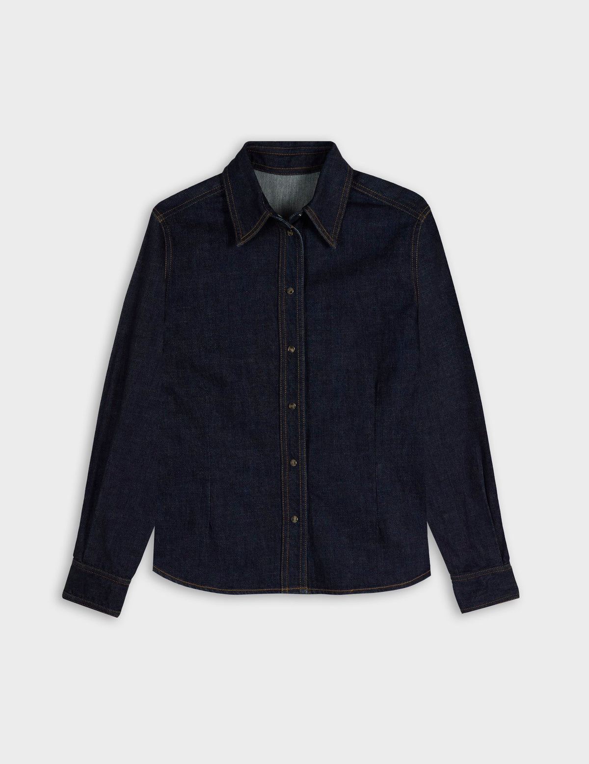 Navy denim Penny shirt - Denim - Shirt Collar#5