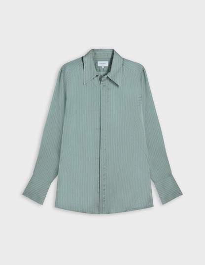 Light blue striped Pétale shirt