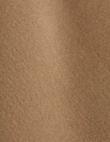Beige double-faced wool Peter overshirt