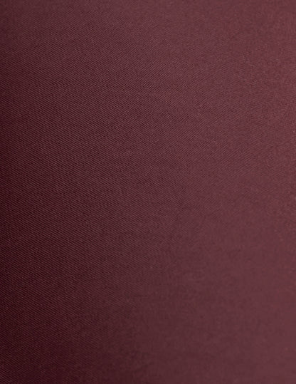 Burgundy removable pussybow collar Pétula shirt