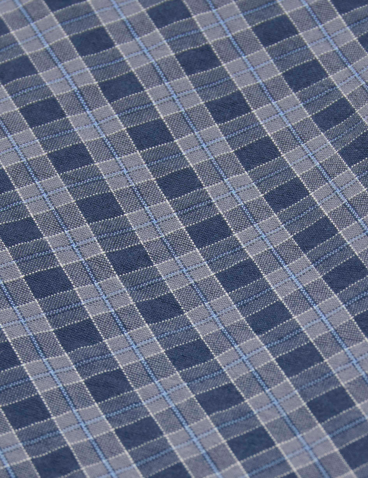 Blue check Pharell shirt - Poplin - Shark Collar#6