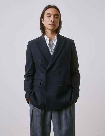 Navy wool Philippe blazer