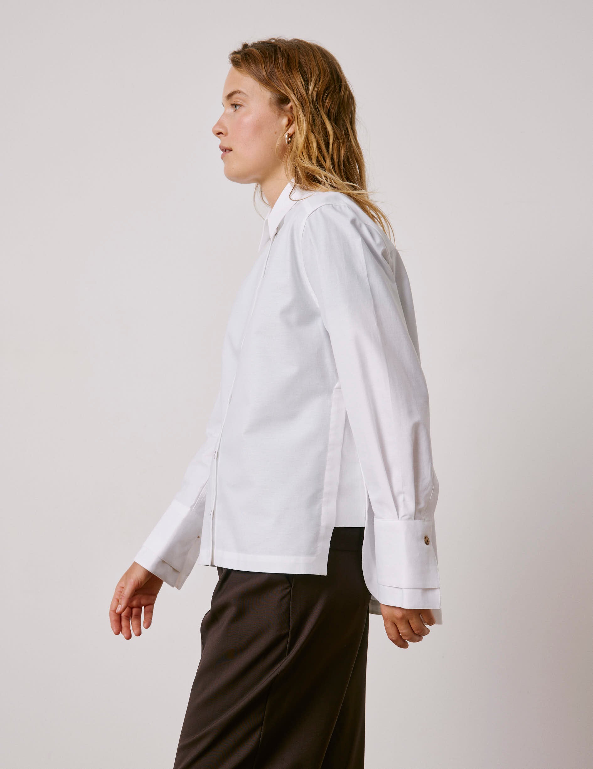 White Phoebie shirt - Oxford - Shirt Collar