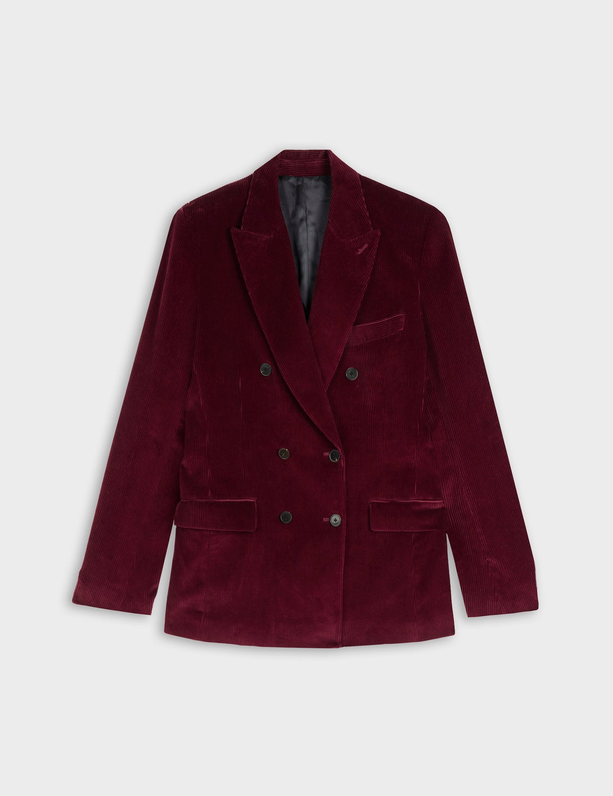 Burgundy corduroy Poème blazer